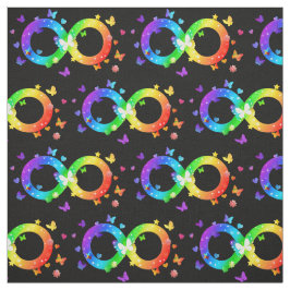 Tela Símbolo de infinito de orgullo autista