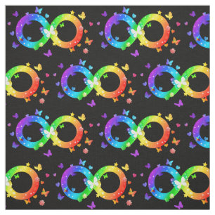 Tela Símbolo de infinito de orgullo autista