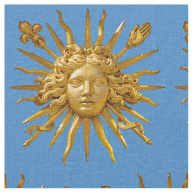 Tela Símbolo de Luis XIV el Rey Sol (De cerca)