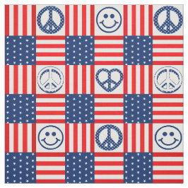 Tela Símbolo de paz Hippy Pacific: bandera de los Estad