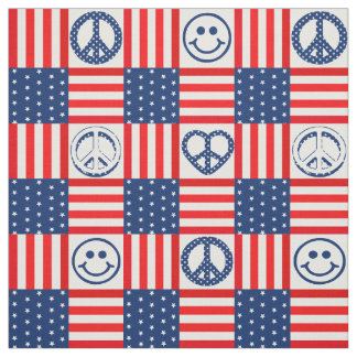 Tela Símbolo de paz Hippy Pacific: bandera de los Estad