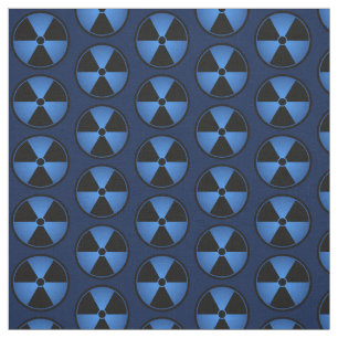 Tela Símbolo de radiación azul