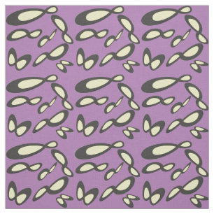 Tela Símbolo infinito - amarillo, negro, lavanda