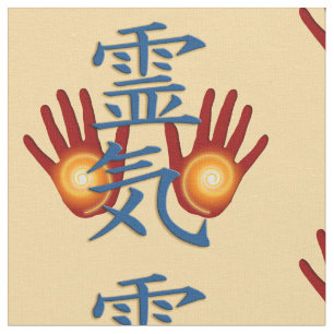 Tela Símbolo/muestra REIKI y manos + su backgr. y idea