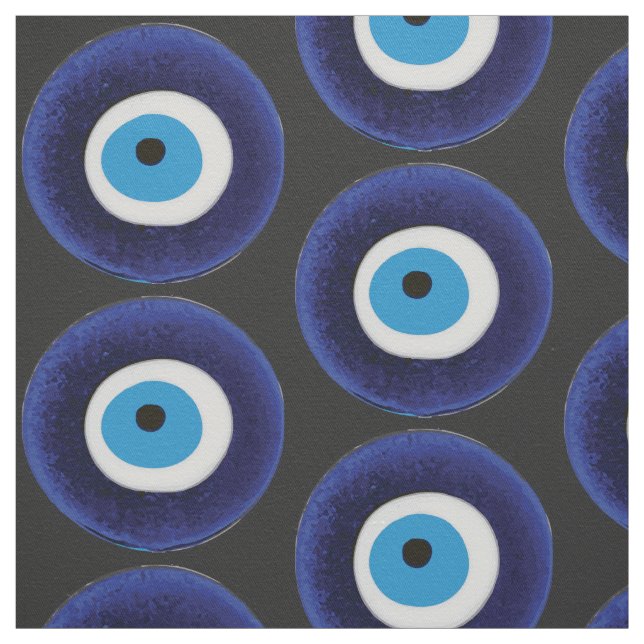 Tela Símbolo Nazar Evil Eye Protection Amulet Blue Bebe (Retal)