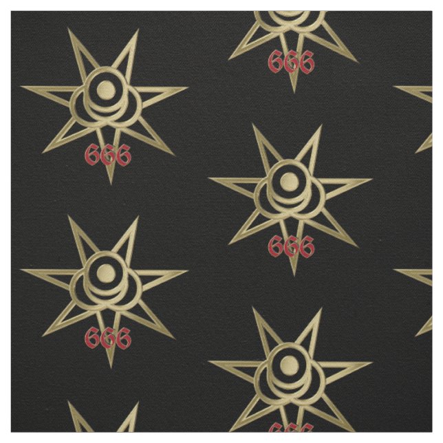 Tela Símbolo oculto septagram (Retal)
