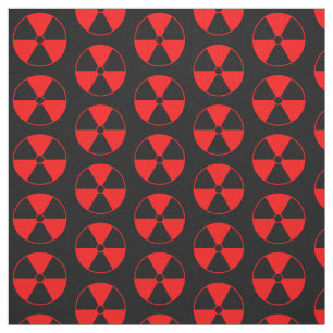 Tela Símbolo rojo de radiación