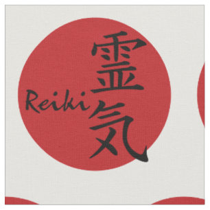 Tela Símbolo / Rótulo REIKI rojo negro + tu fondo