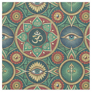 Tela Símbolo Sagrado Mandala Zen - Patrón Espiritual