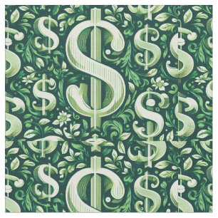Tela símbolo verde dólar signo