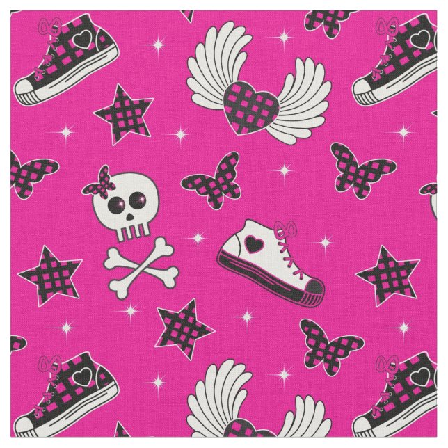 Tela Símbolos de Emo (De cerca)