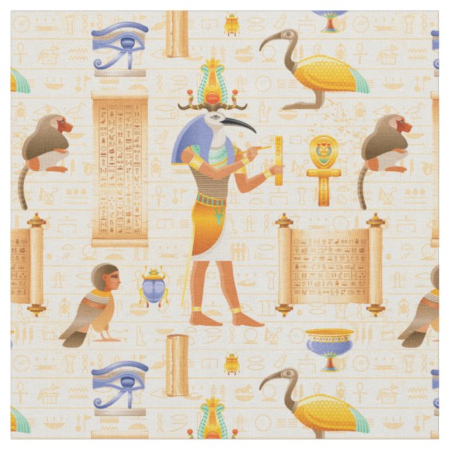 Tela Símbolos de la Antigua Egipto (De cerca)