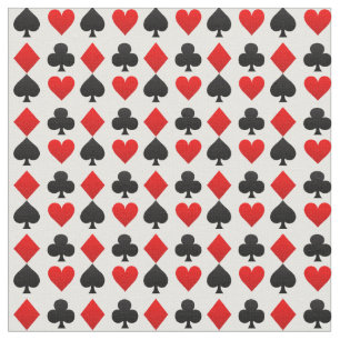 Tela Símbolos de puentes de corazones, espadas... diama