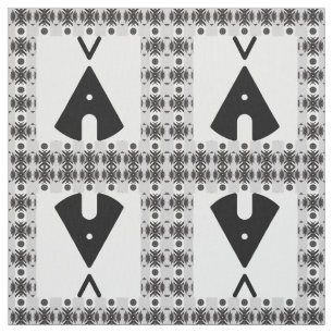 Tela Simple nativo americano tipi negro