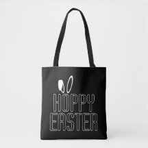 Simple tipografía de pascua de pascua | Bolso de t