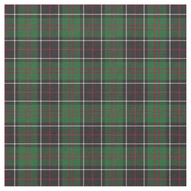 Tela Sinclair Clan Hunting Tartan Variant Plaid (De cerca)
