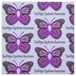 Tela Síndrome de Sanfilippo Mariposa de la Esperanza