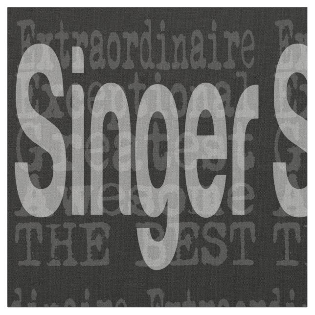 Tela Singer Extraordinaire (De cerca)