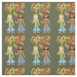 Tela Sintiéndose Groovy Personalizado de Setenta ilust