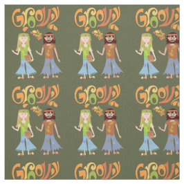 Tela Sintiéndose Groovy Personalizado de Setenta ilustr