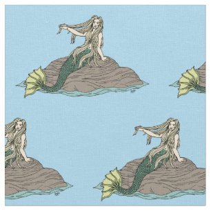 Tela Sirena en Rocas