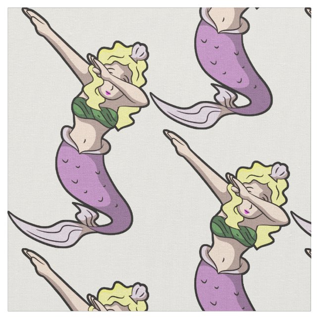 Tela sirena rubia (De cerca)