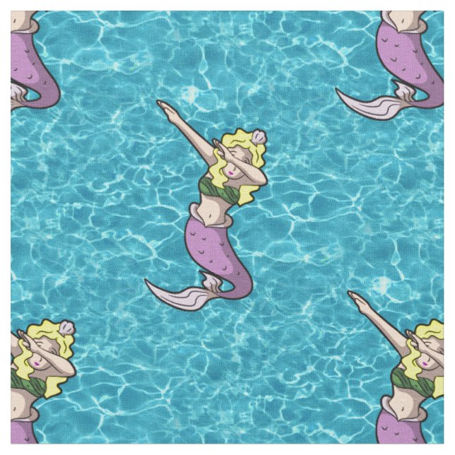 Tela sirena rubia (De cerca)