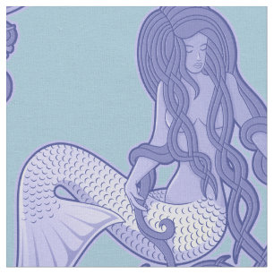 Tela Sitting Mermaid Blue
