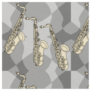 Tela Sketchy Saxophone Pattern