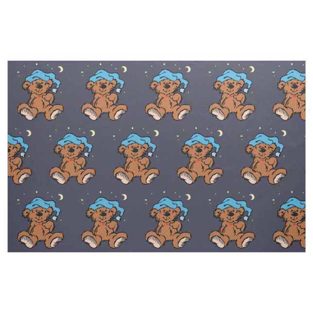 Tela Sleepytime Teddy Bear ("Cuarto gordo" (fat quarter))