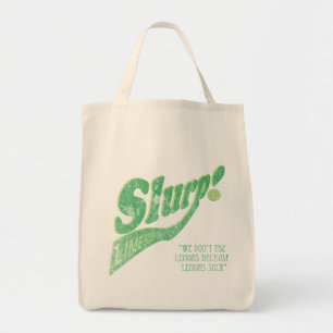 Tela ¡Slurp! Abone el bolso de la soda con cal