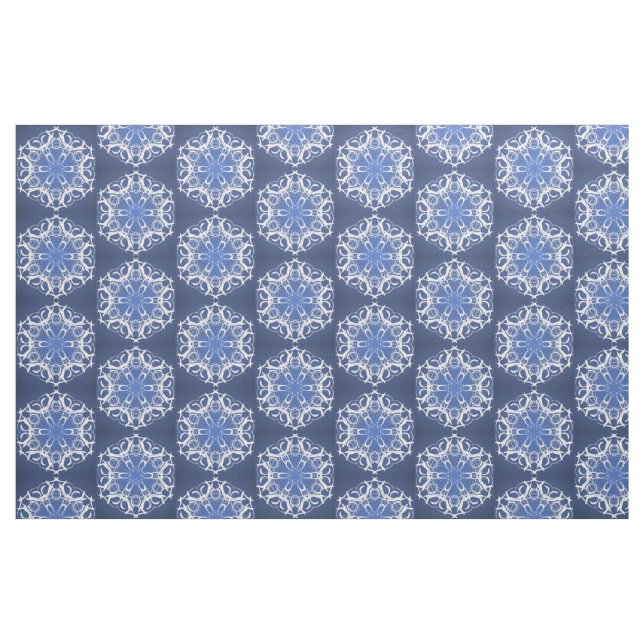 Tela Snow Flake Fabric ("Cuarto gordo" (fat quarter))