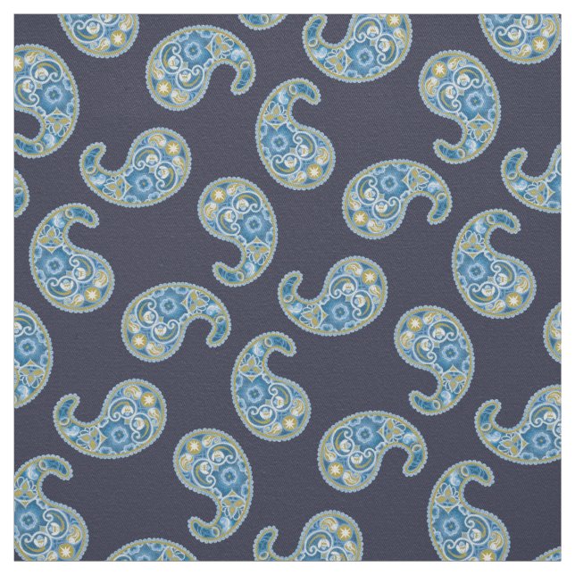 Tela Snowdrop Paisley (Retal)