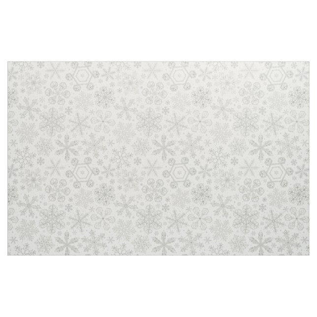 Tela Snowflakes ("Cuarto gordo" (fat quarter))