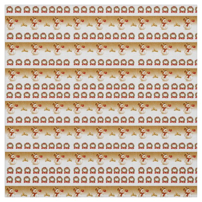 Tela Snowman Fabric (Retal)