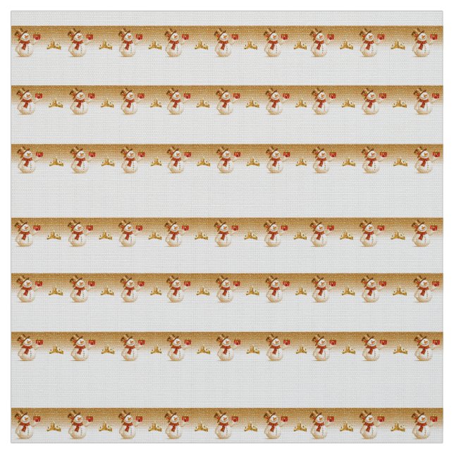 Tela Snowman Fabric (Retal)