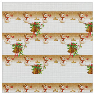 Tela Snowman Fabric