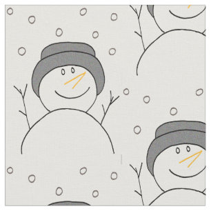 Tela Snowman Sonriendo