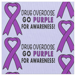 Tela Sobredosis de droga: Cinta púrpura de la