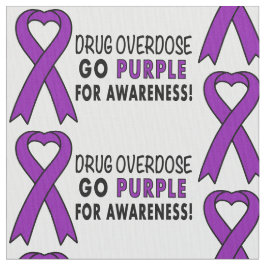 Tela Sobredosis de droga: Cinta púrpura de la