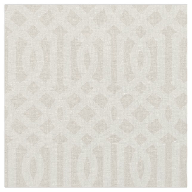 Tela Soft Beige Trellis (De cerca)
