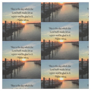 TELA SOL SERENE PSALM 118:24 SOL SOBRE EL LAGO