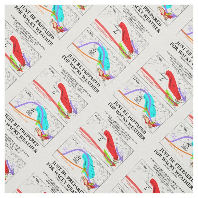 Tela Sólo Estar Preparado Para El Tiempo Acuoso (Retal)