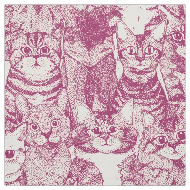 Tela solo gatitos cherry (Retal)