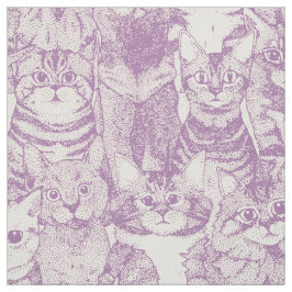 Tela solo gatitos violet