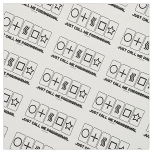 Tela Sólo Llámame Tarjetas de Zener paranormales