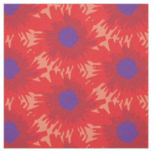 Tela Solo modelo púrpura rojo brillante gráfico del