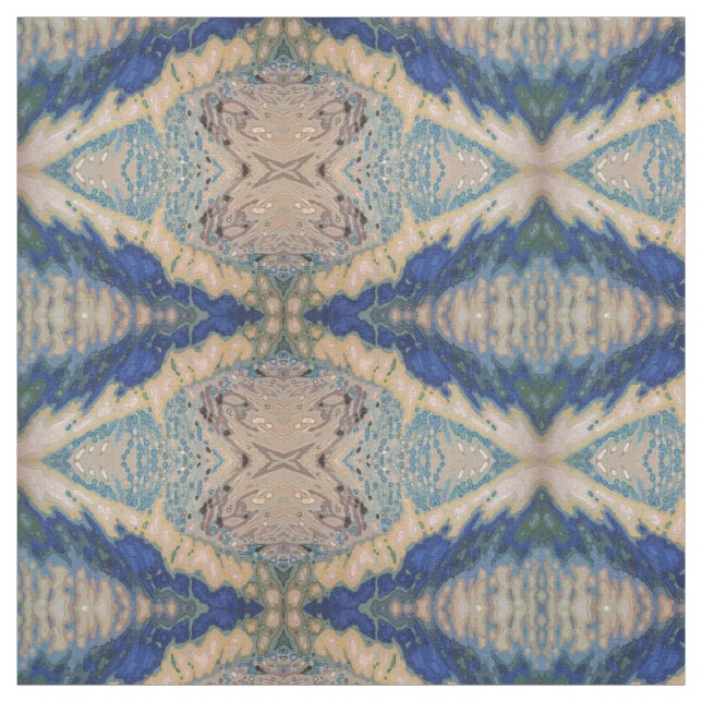 Tela Sombras San Fransisco del azul, gris y beige de ' (Retal)