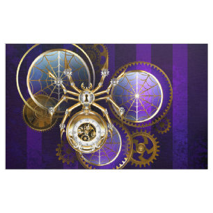 Tela Spider Steampunk sobre fondo morado