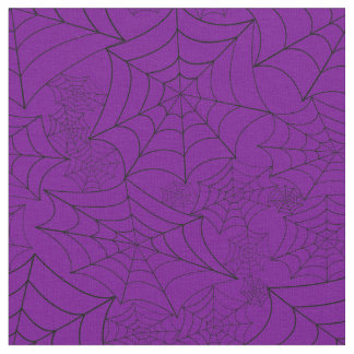 Tela spiderweb halloween gothic spider web purple